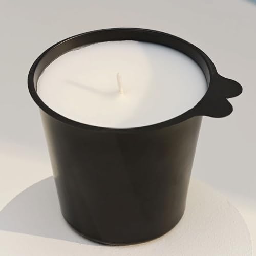 French-Made Scented Candle Refill - Mocha Tonka - Great for Relaxation, 200g, +/- 40-Hour Burn Time - u200e|97 x |27 x |38 i