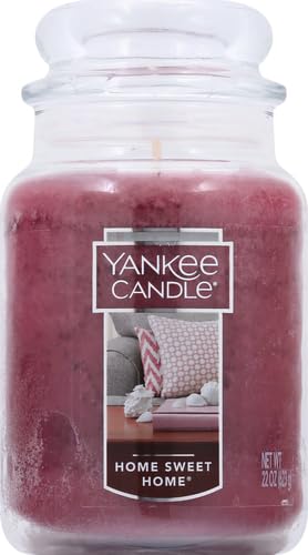 Yankee Candle Home Sweet Home Scented 22oz Large Jar Candle for Fall, Home Decor and Christmas