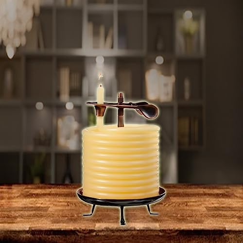 Eco-friendly Natural Beeswax 144-Hour Candle for Home, Yellow
| 144-Hour Yellow Natural Beeswax Candle, Eco-friendly an