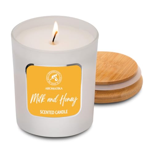 Milk & Honey Aromatherapy Soywax Candle for Home Up to 45 Hours Burn Time - Luxurious Scented Candle