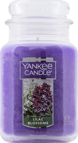 Yankee Candle Lilac Blossoms Scented 22oz Large Jar Candle for Gifting and Decorations Over 110 Hours Burn Time
Yankee C