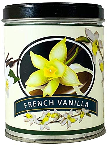 Our Own Candle Company French Vanilla Scented Soy & Paraffin Wax Tin Candle for Your Home, Up to 100 Hours Burn Time
|