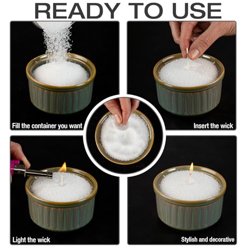 18oz Mandarina-Orange Scented Pearled Candle Non-Toxic Long-Lasting Powder Wax
| Luxury White Pearled Candle 50 Cotton