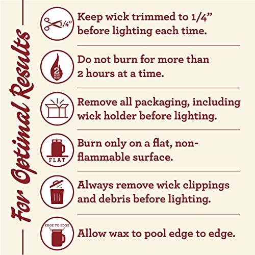 Our Own Candle Company Nice Melons Scented Mason Jar Candle for Home Decoration - 13 Ounces, 100 Hour Long Burn Time, Pe